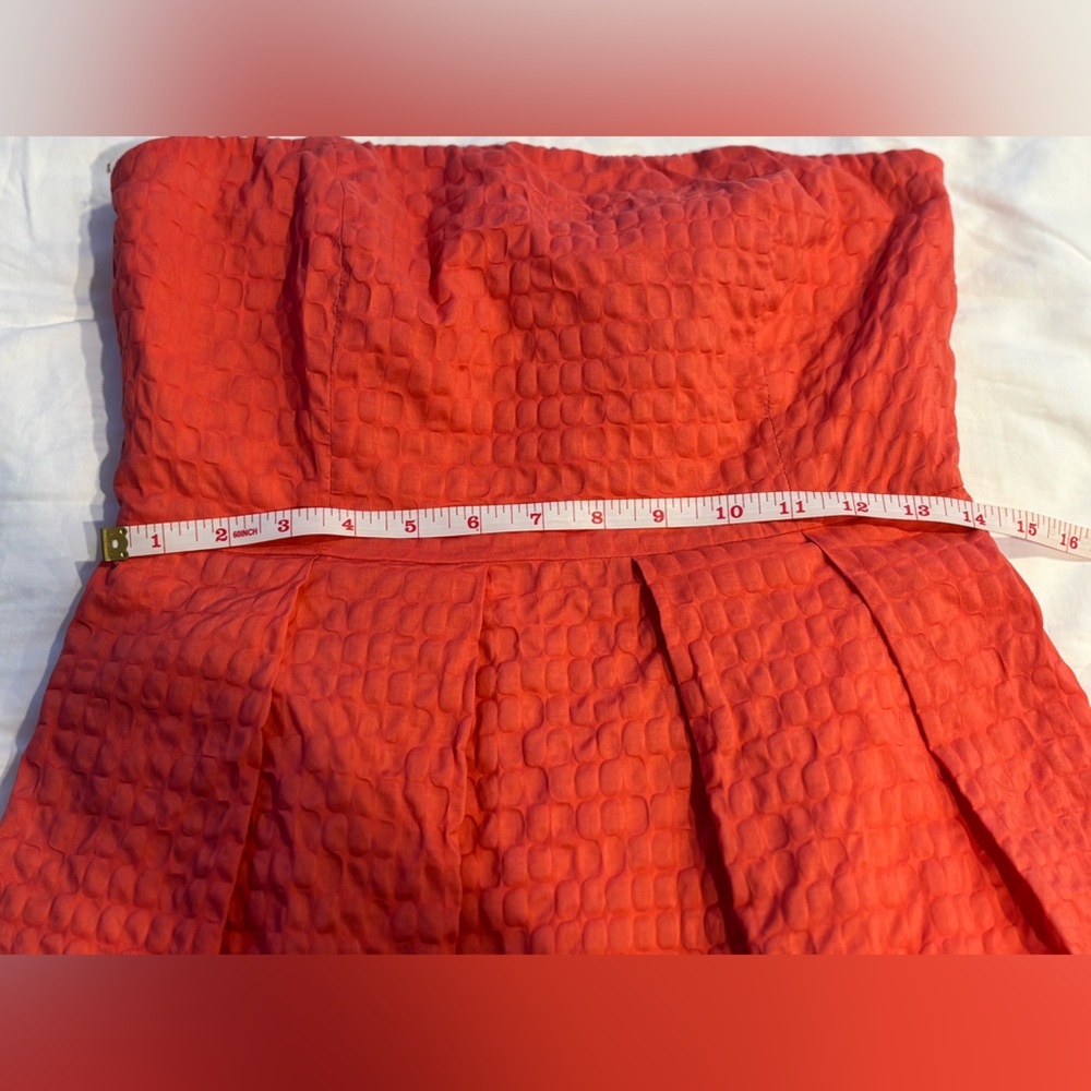 J. Crew Strapless Coral Sundress - Picture 6 of 8